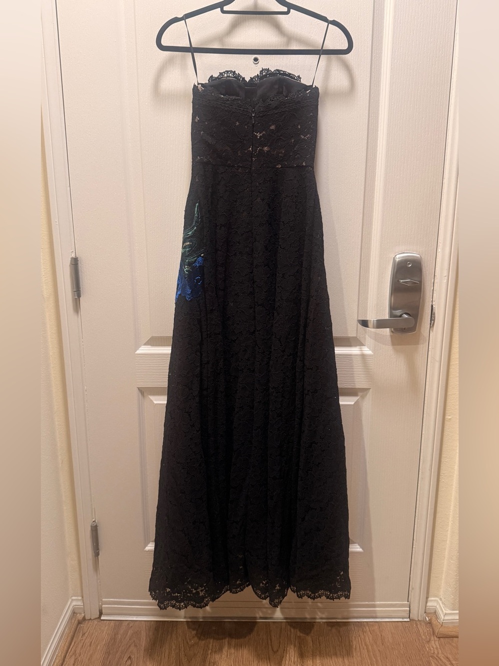 HELSI Patricia Strapless Floral Embroidered Lace Gown
 Size XS NWT  $850 - Picture 5 of 6